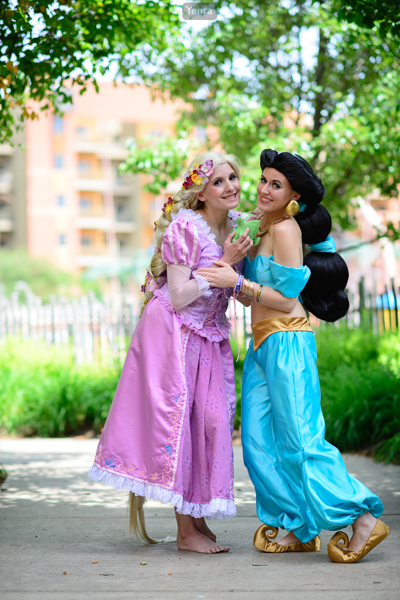 Rapunzel and Jasmine