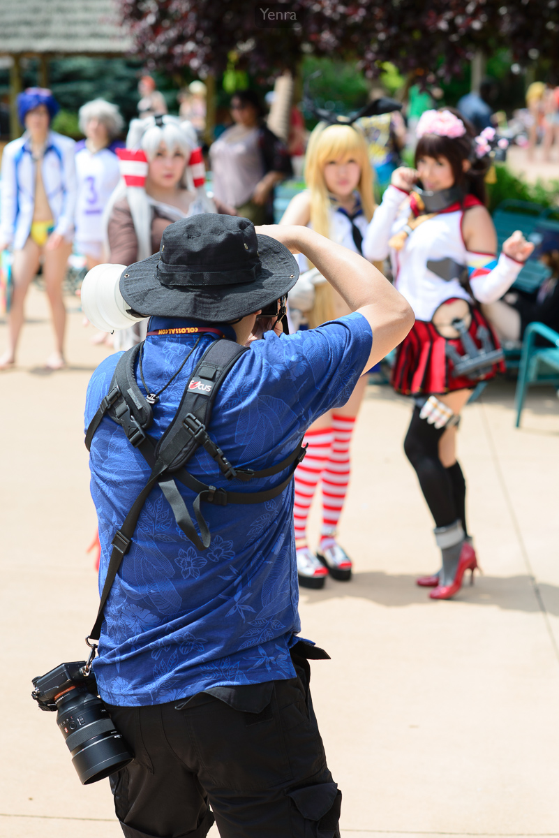 Cosplay Photographer Shooting Kancolle at Colossalcon