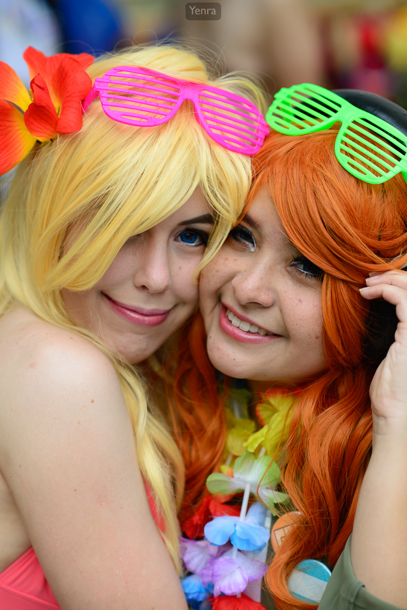 Panty and Geek Girl from Panty and Stocking