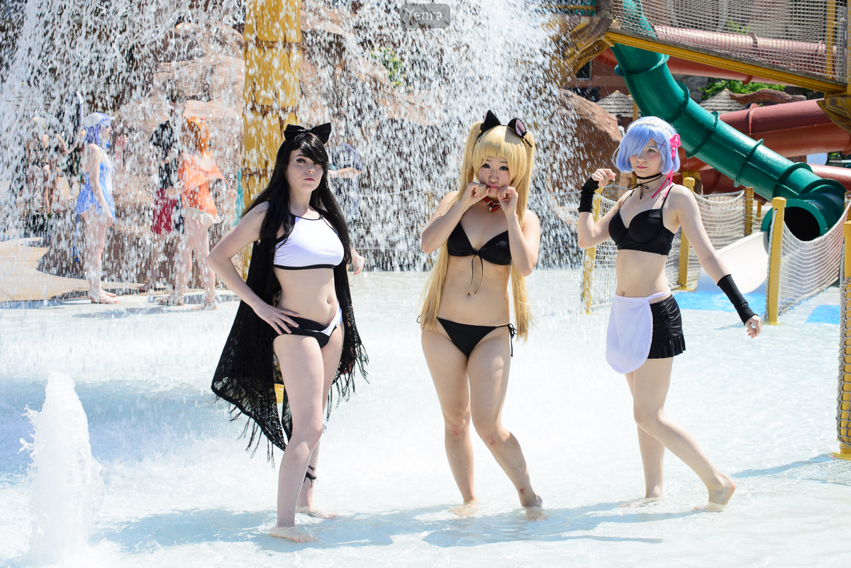 Cosplay in a Waterpark