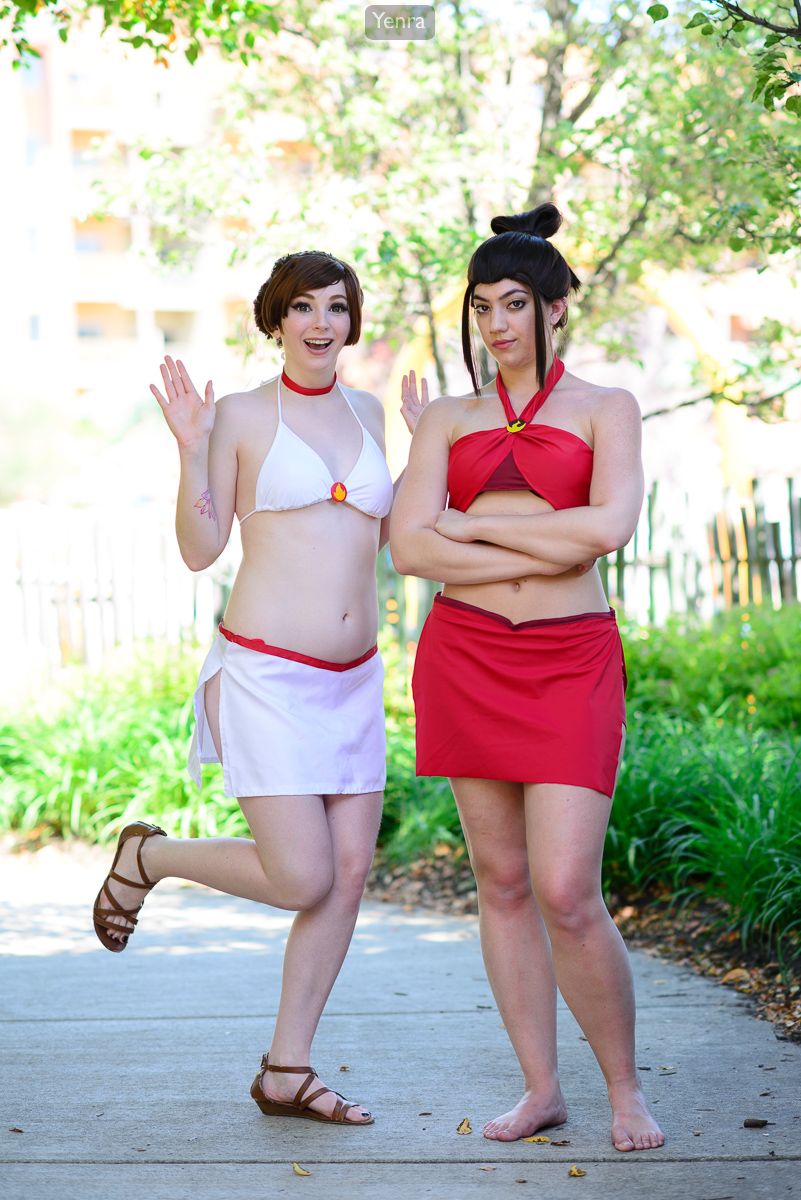 Swimsuit Ty Lee and Azula, Avatar