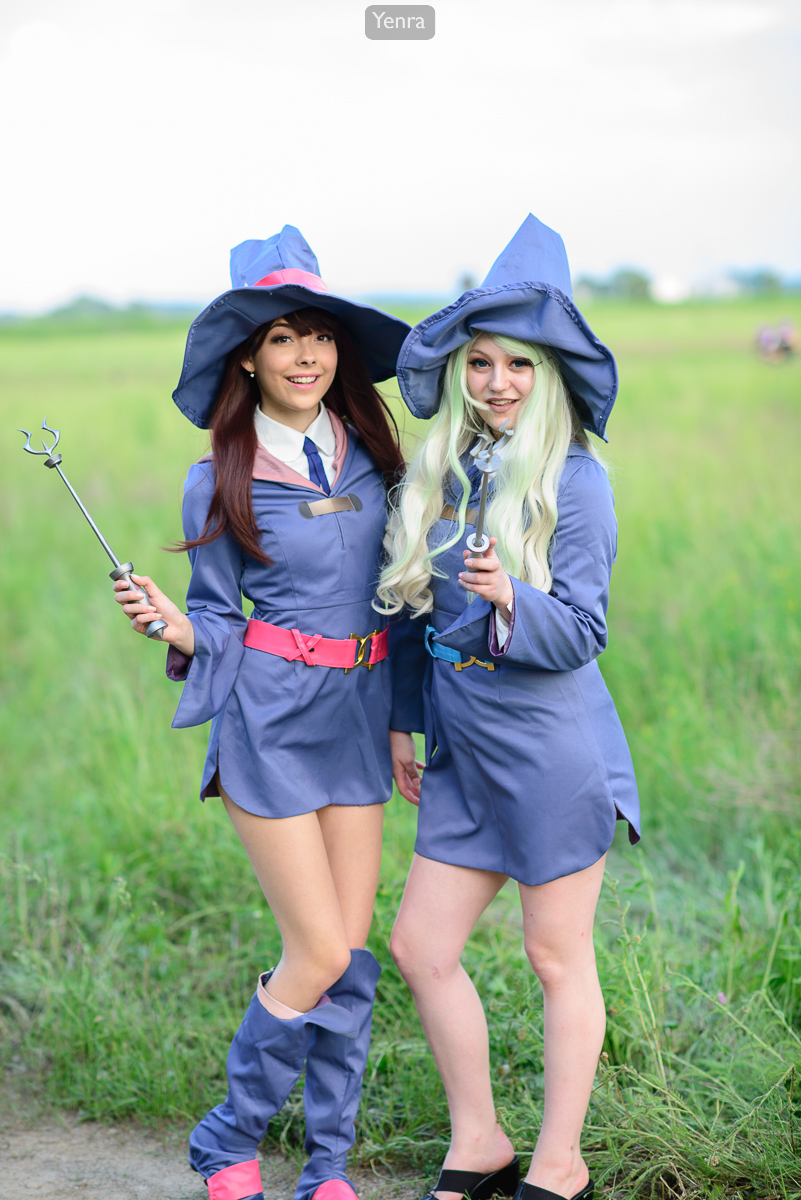 Akko and Diana, My Little Witch Academia
