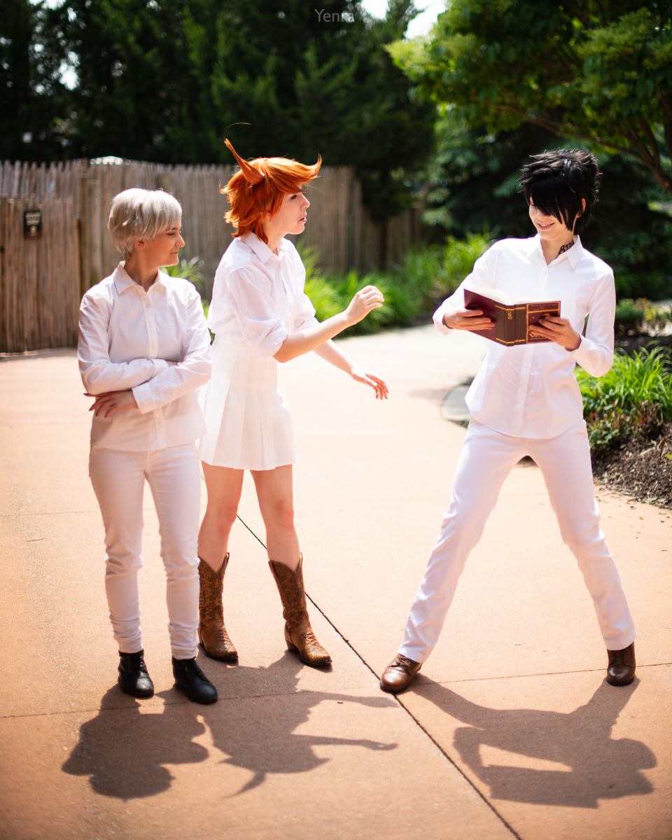 Norman, Emma, and Ray, Promised Neverland