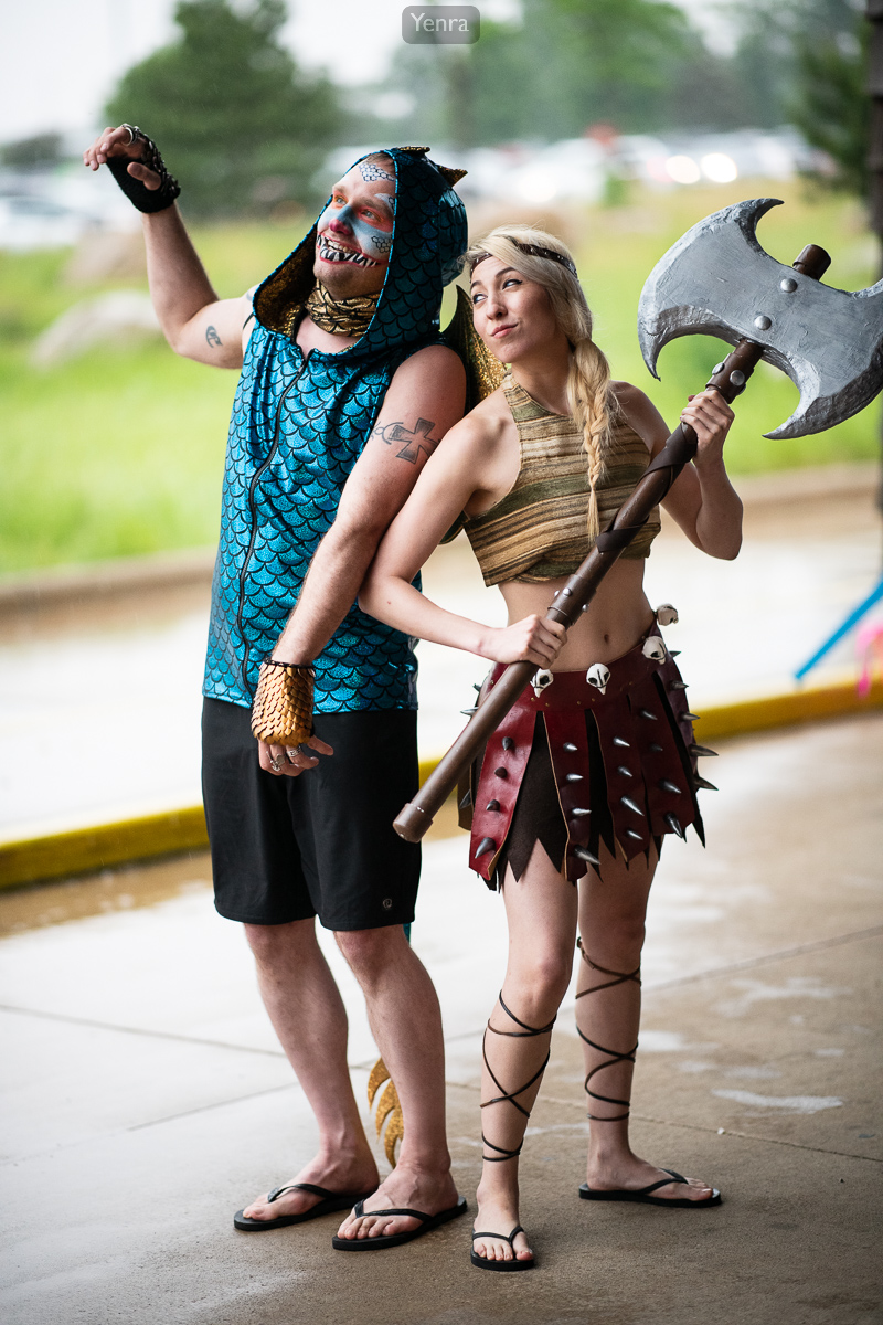 Stormfly and Astrid, How To Train Your Dragon