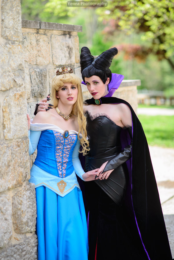 Princess Aurora and Maleficent