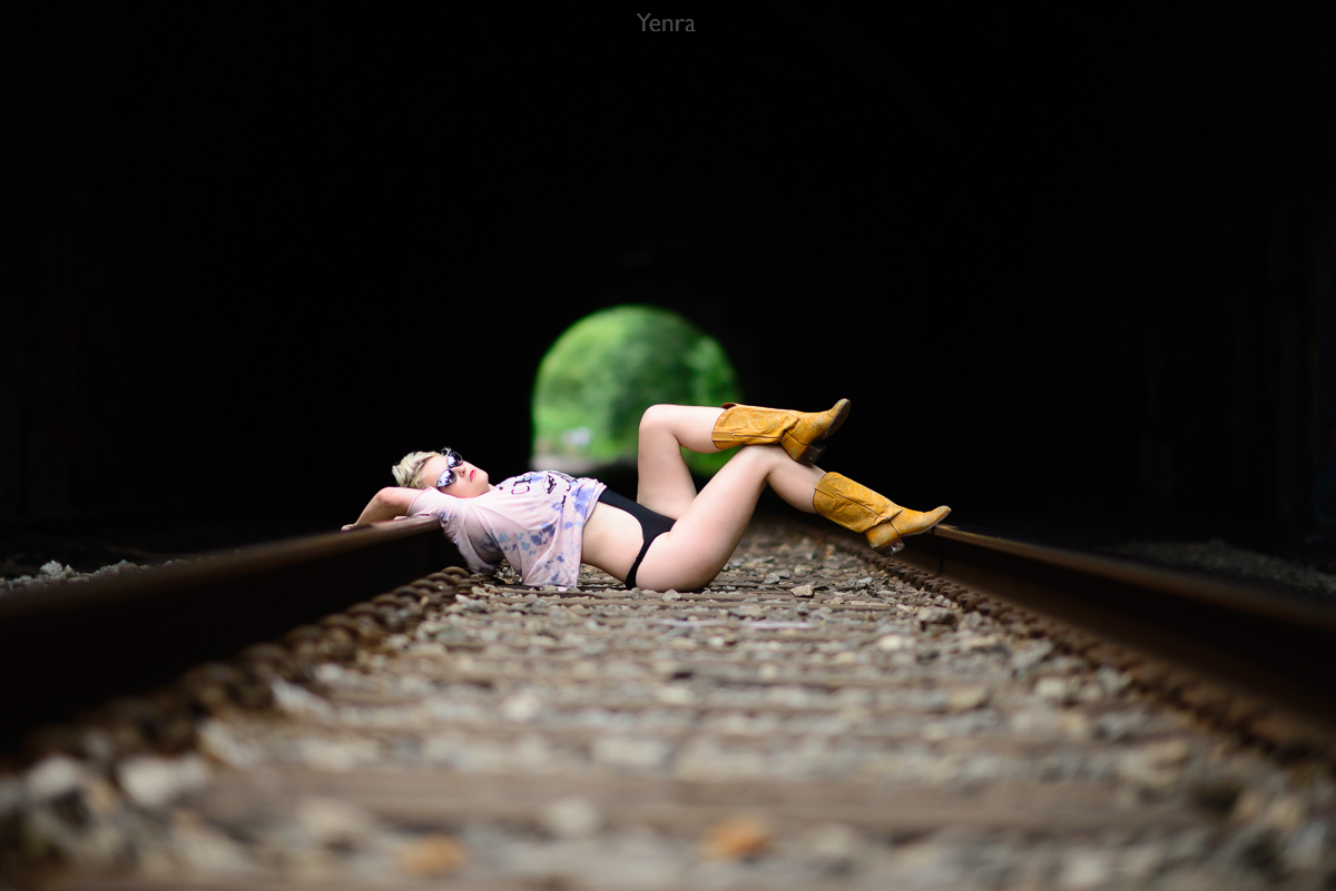 Resting on the tracks