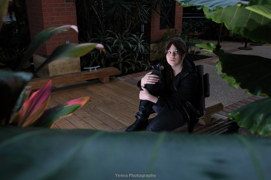 Katniss Everdeen resting