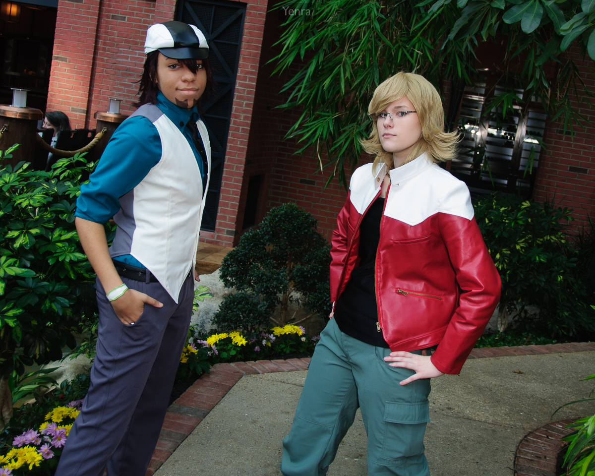 Kotetsu and Barnaby from Tiger and Bunny