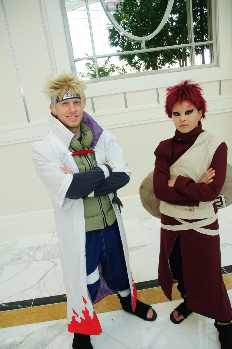 Minato and Gaara, Naruto