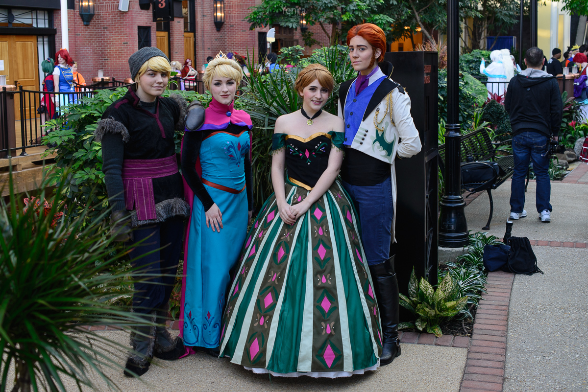Kristoff, Elsa, Anna, and Hans, Frozen