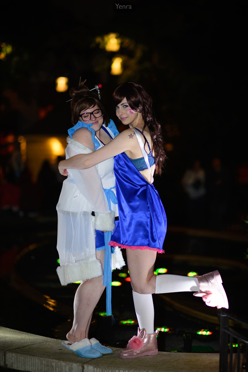 Mei and d. Va. from Overwatch