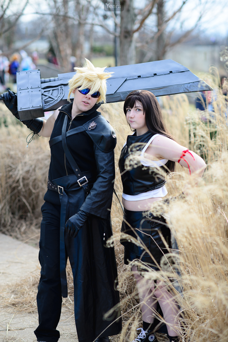 Cloud and Tifa from Final Fantasy