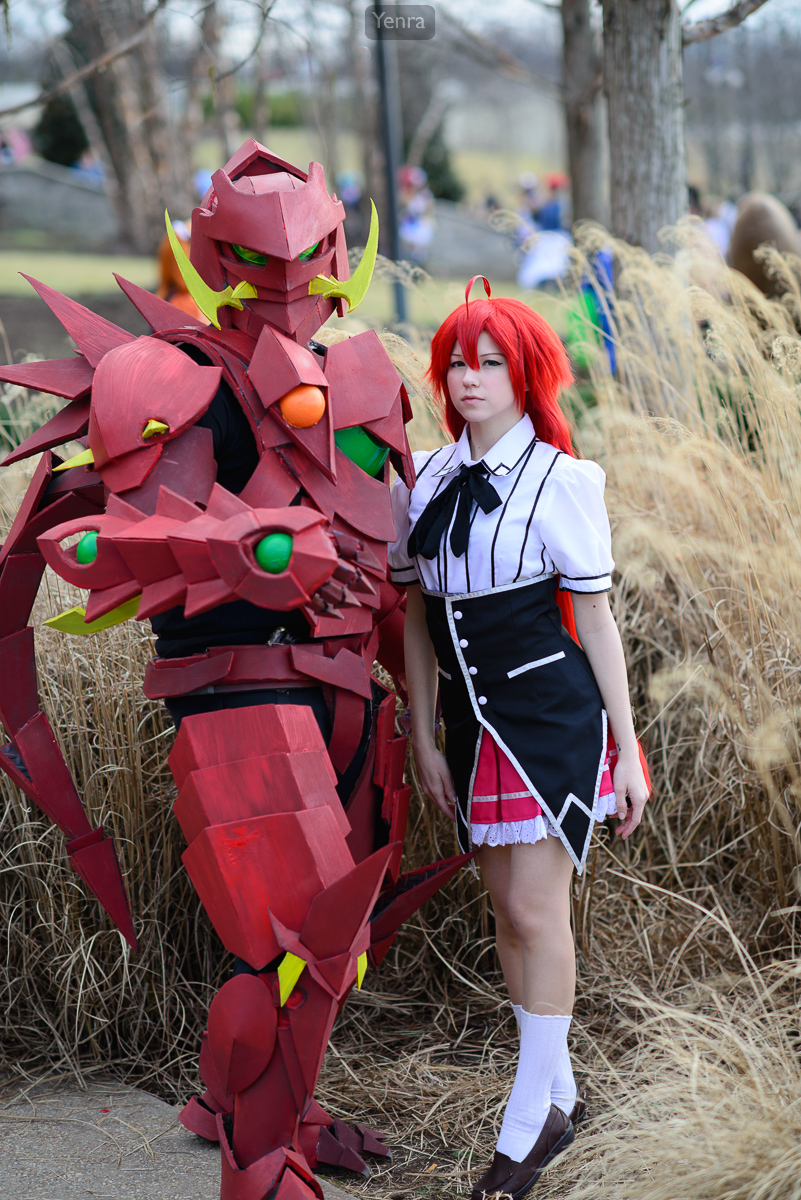 Issei Hyoudou and Rias Gremory from High School DxD