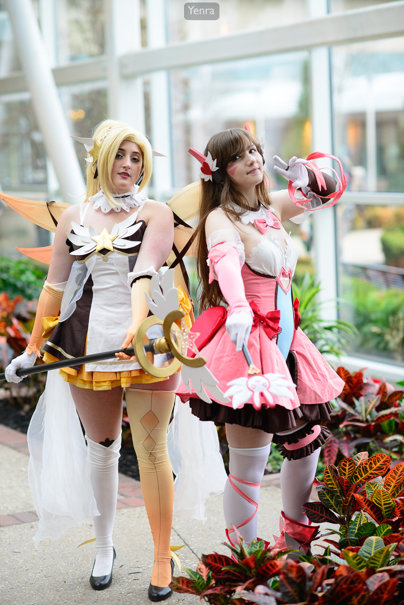 Magical Girls DVa and Mercy, Overwatch