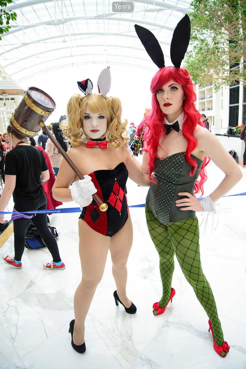 Bunny Suit Harley Quinn and Poison Ivy