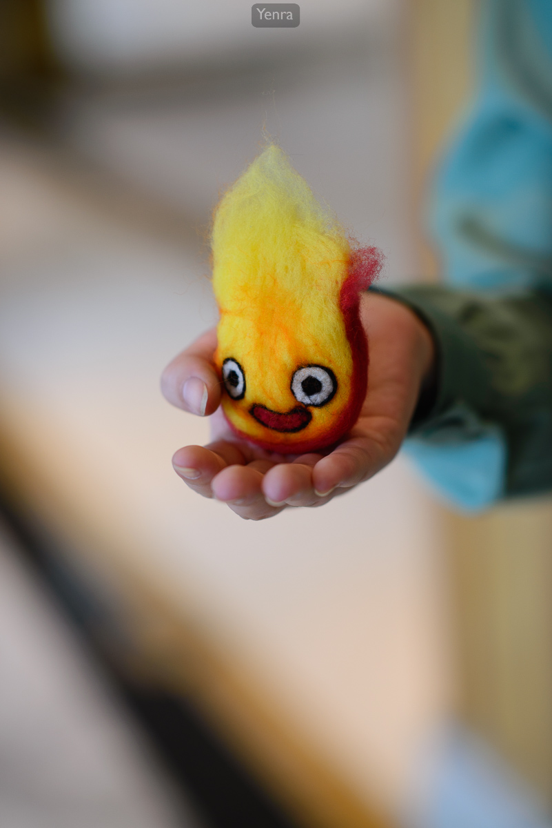 Calcifer, Howl's Moving Castle, from Miniature Inspirations