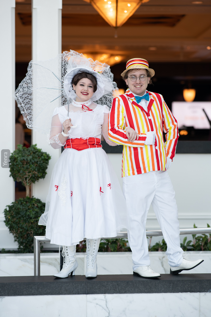 Mary Poppins and Bert