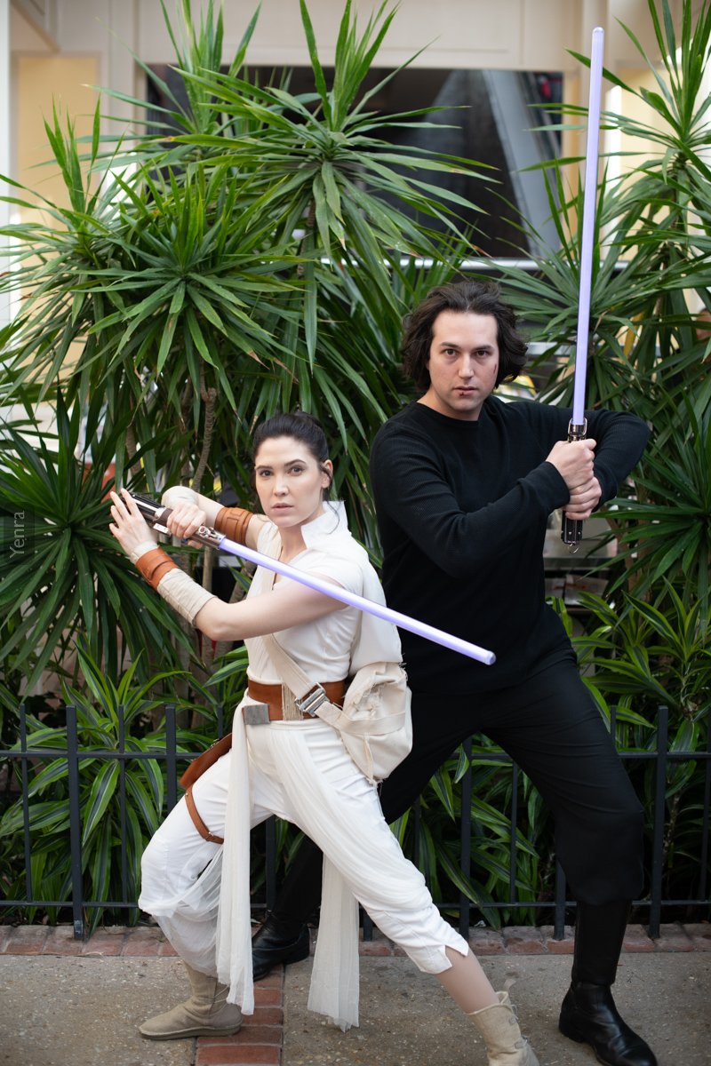 Rey and Ben Solo, Star Wars