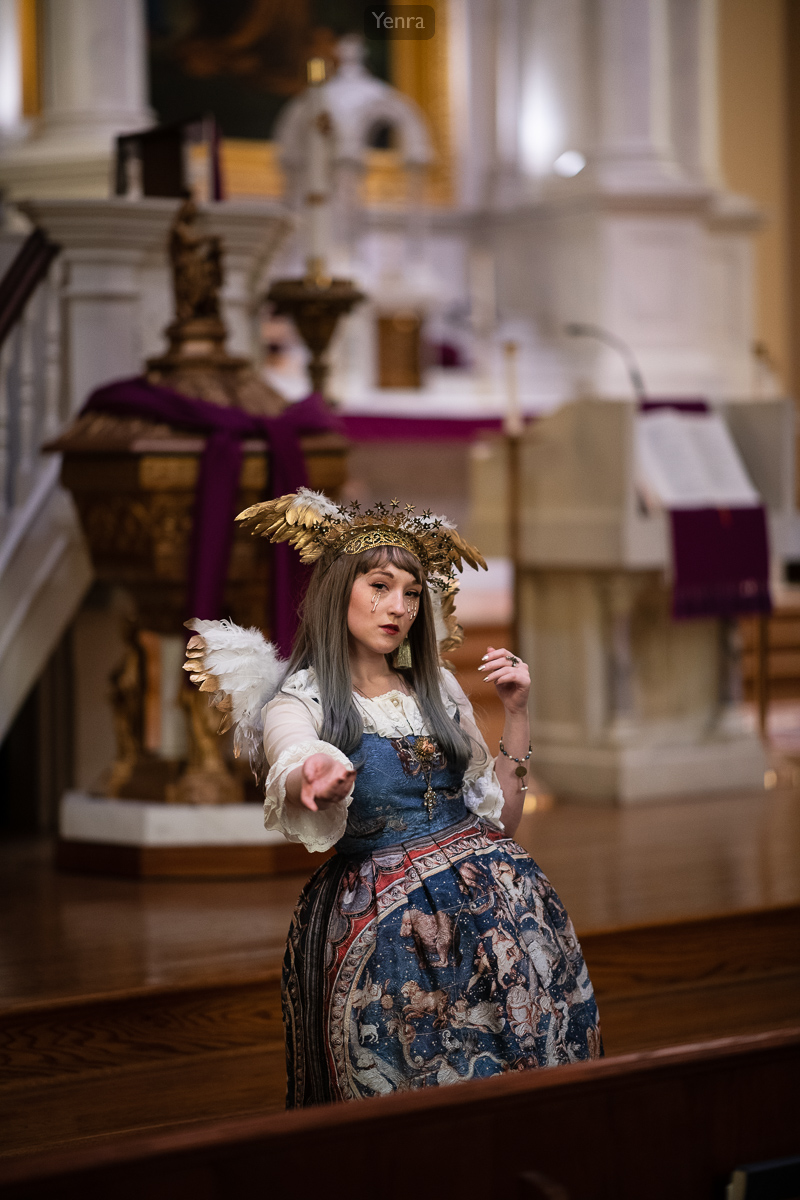 Angelic Lolita Fashion in Church