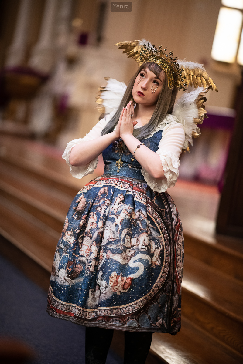 Angelic Lolita Fashion in Church