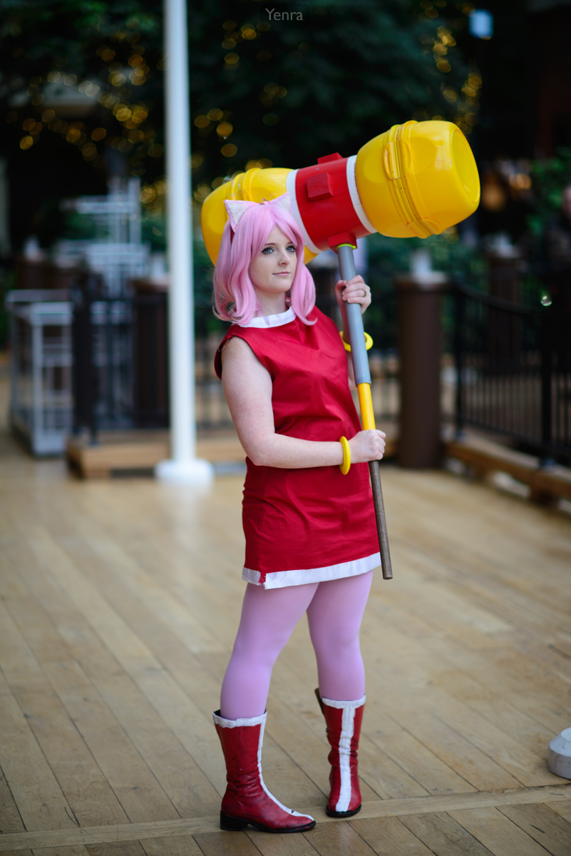 Amy Rose Wields Her Piko-Piko Hammer
