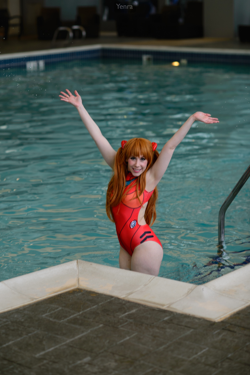 Asuka in Pool