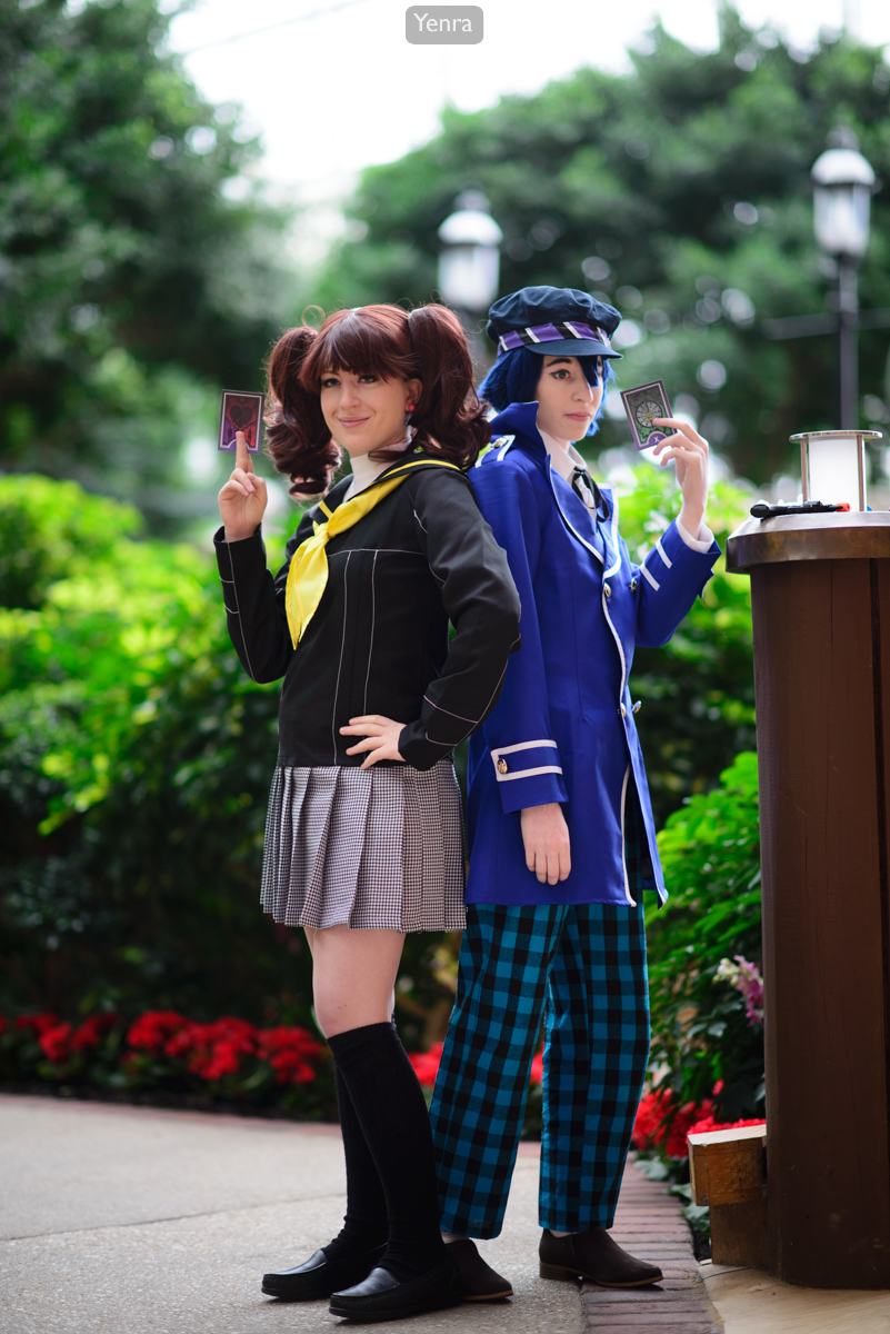 Rise and Naoto from Persona 4
