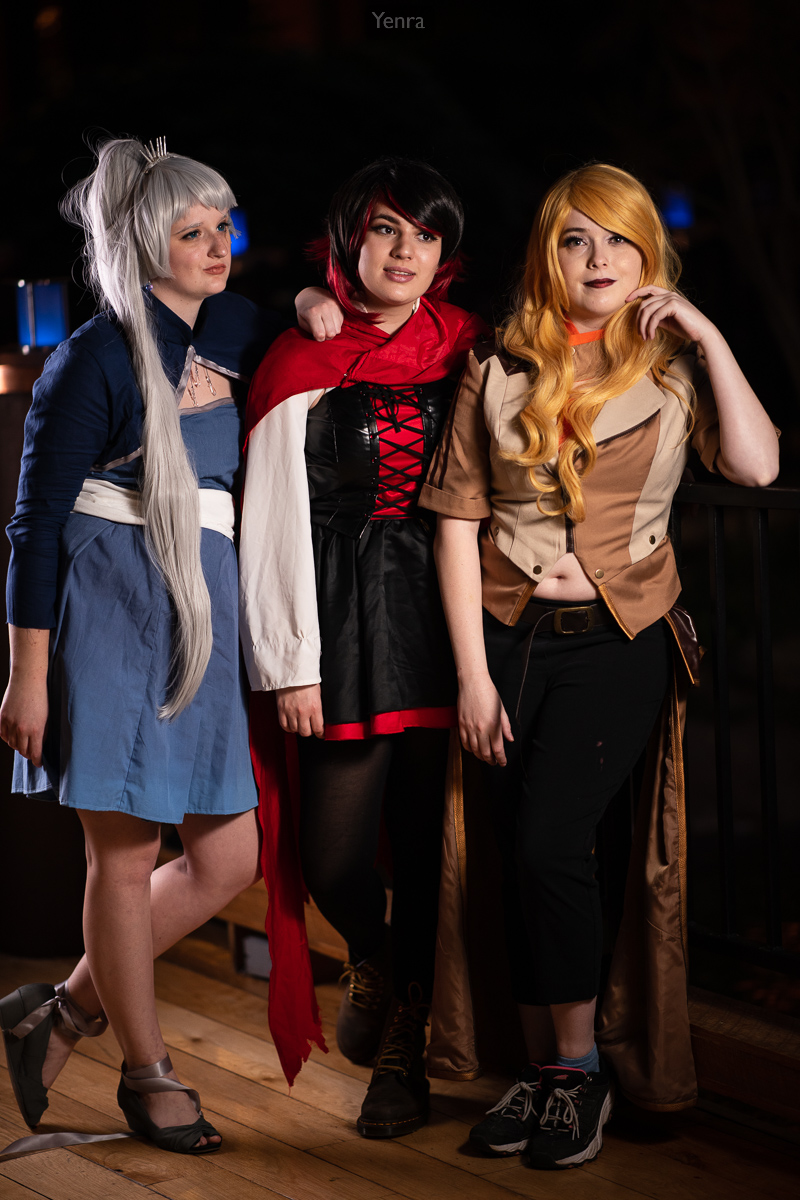 Weiss, Ruby, and Yang, RWBY