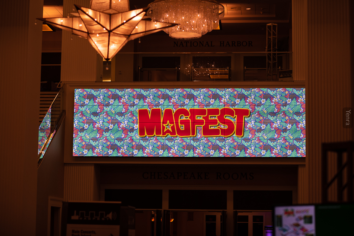 MAGFest on Conference Display