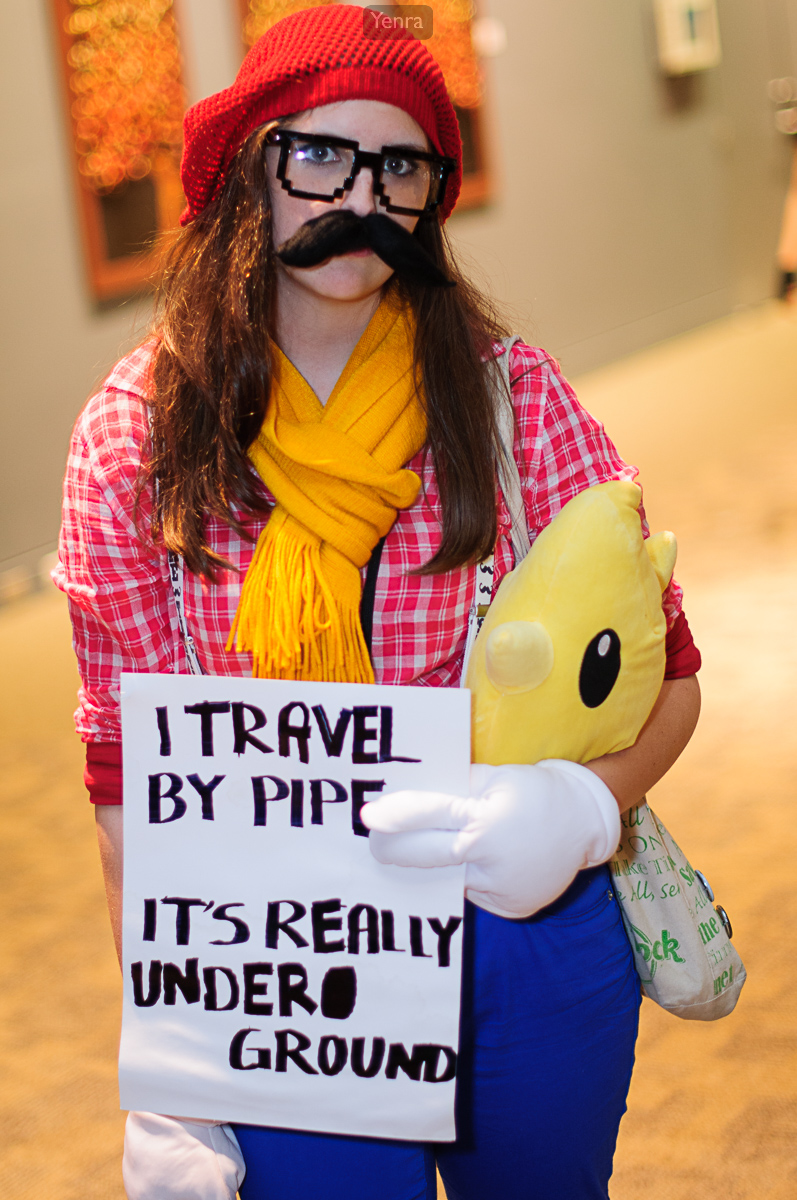 Travel by Pipe, Really Underground, Mario
