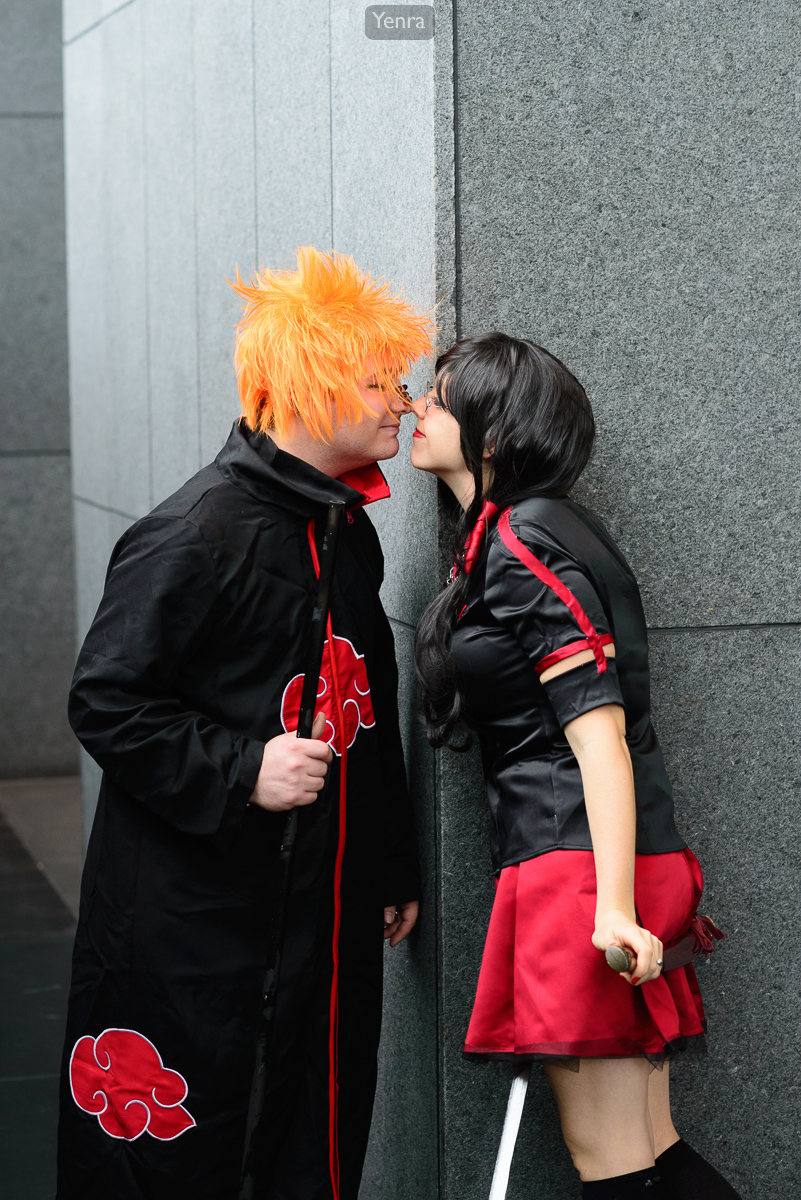 Pain (Naruto) and Saya (Blood-C)