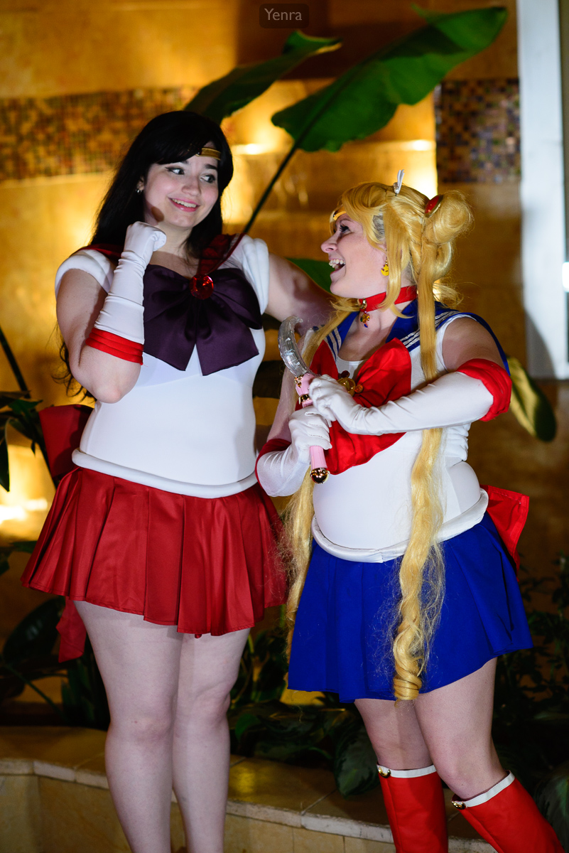 Sailor Mercury and Sailor Moon
