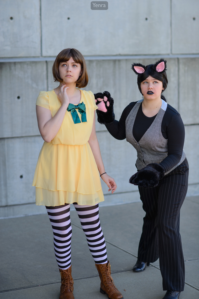 Fran Bow Dagenhart and Mr. Midnight from Fran Bow