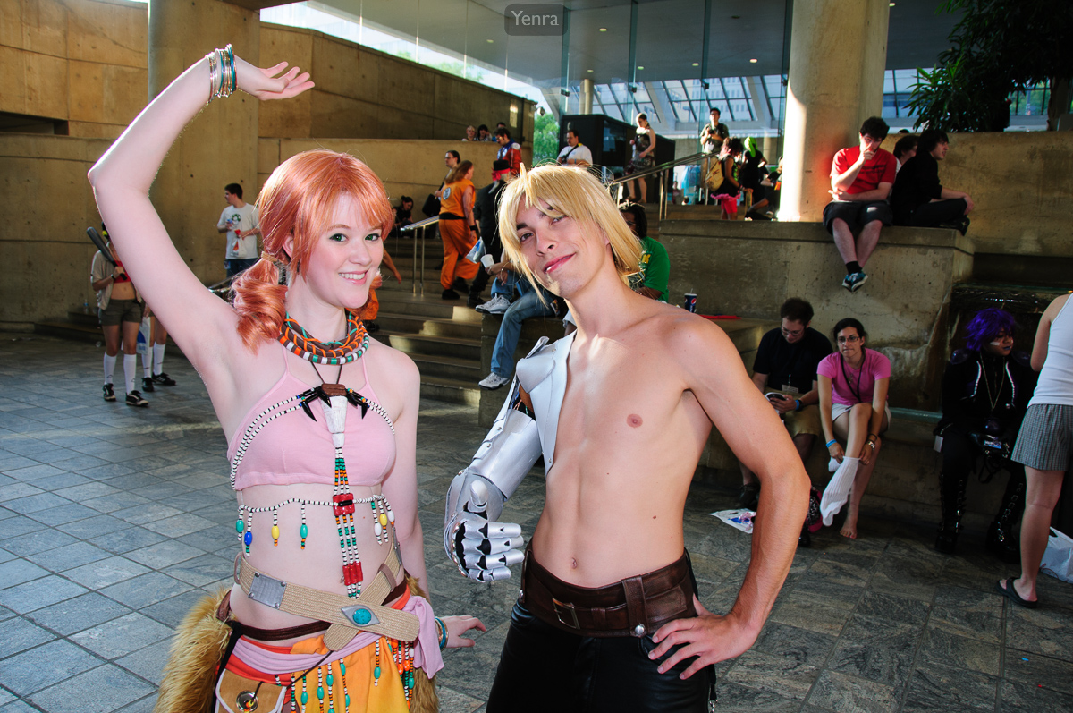Vanille from Final Fantasy XIII and Edward Elric from Fullmetal Alchemist