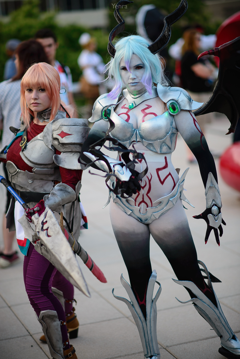Jeanne and Amira from Rage of Bahamut: Genesis