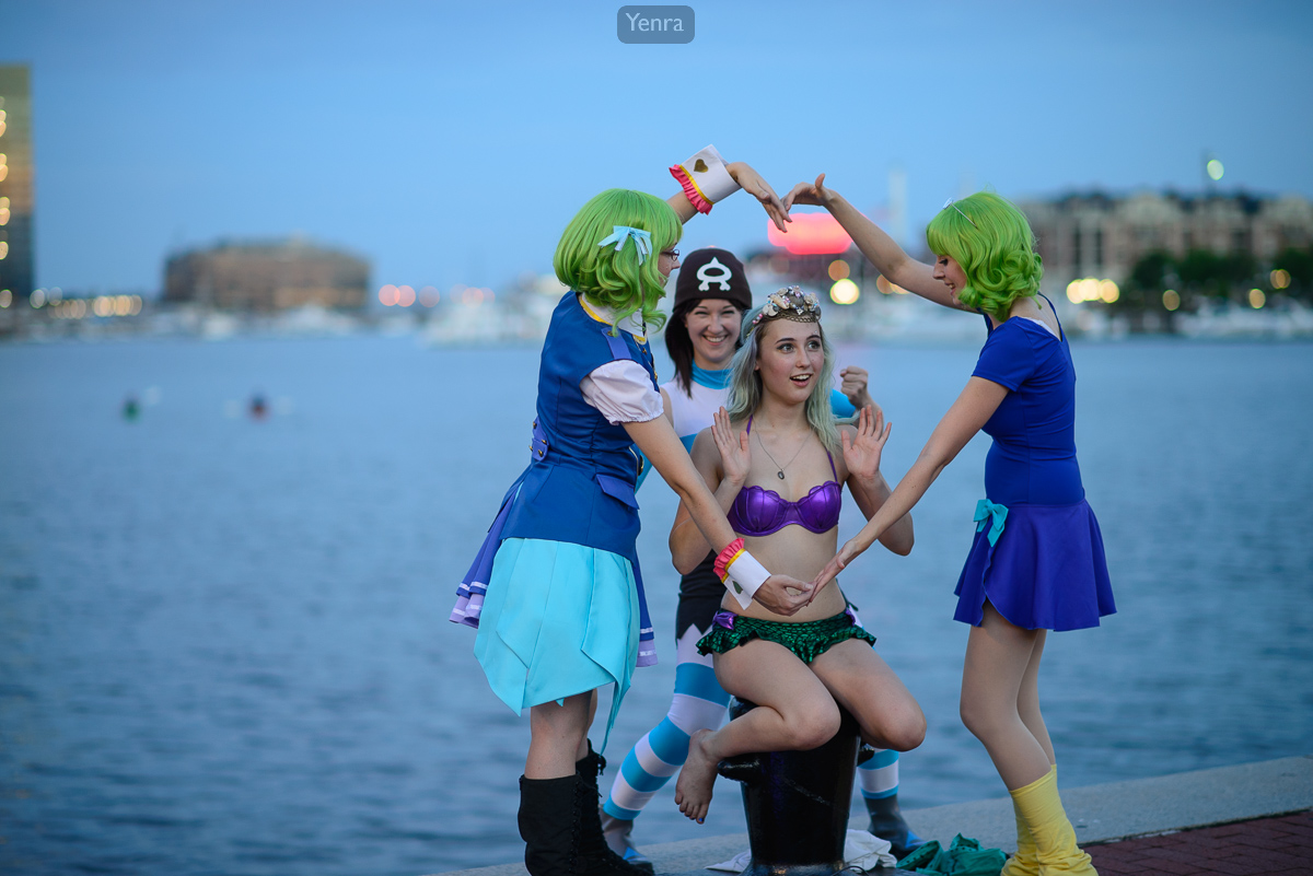 Suzuko, Ariel Swimsuit, Team Aqua Grunt, and Suzuko