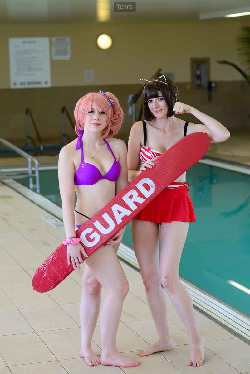 Mika and Miku, Swimsuit, Cinderella Girls