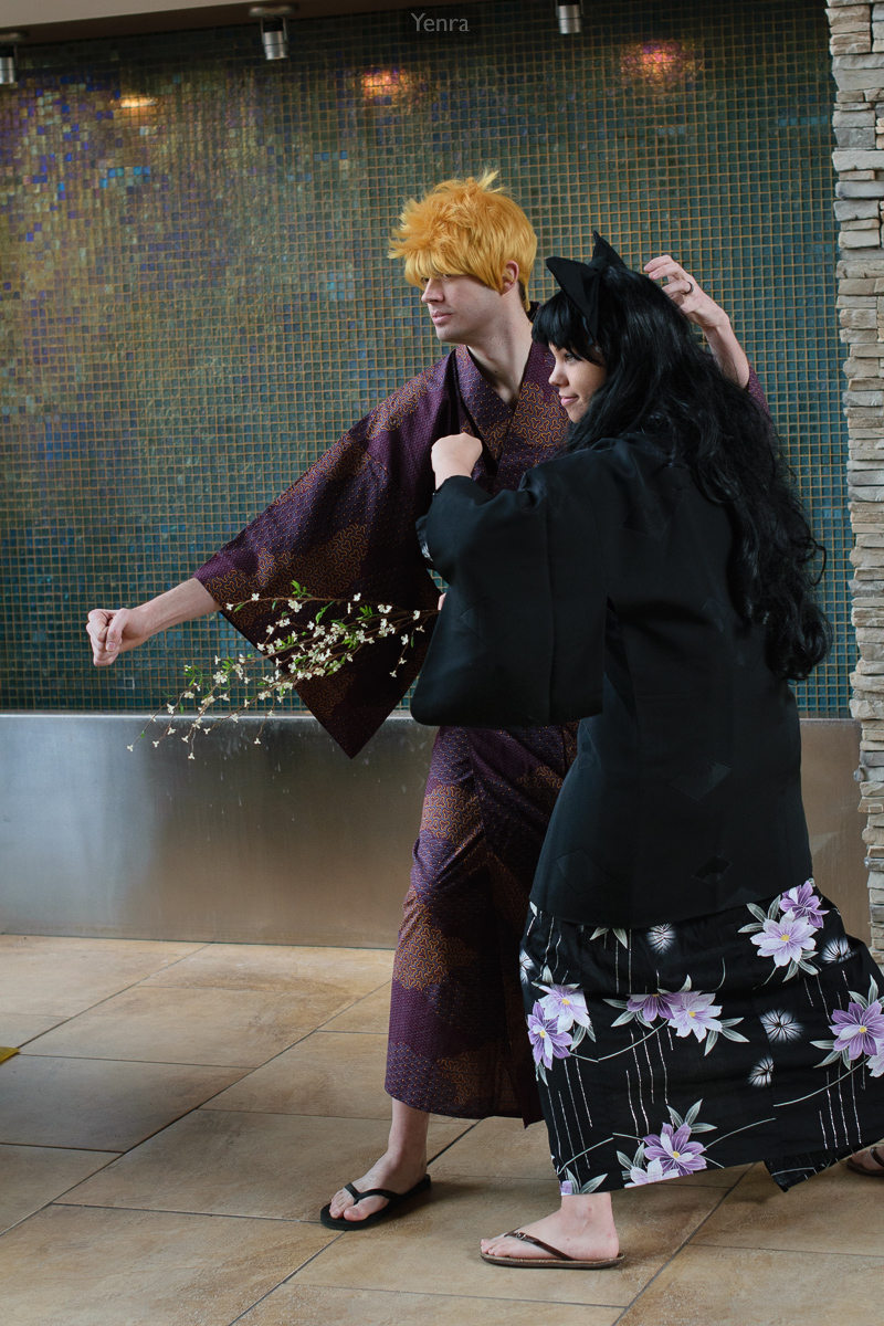 Sun (Kimono) and Blake (Yukata), RWBY