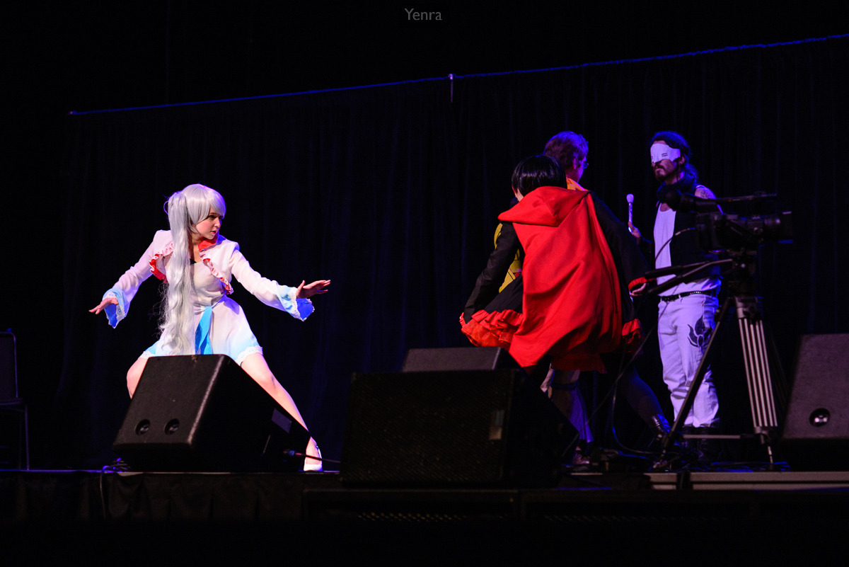 Weiss Schnee of RWBY in action