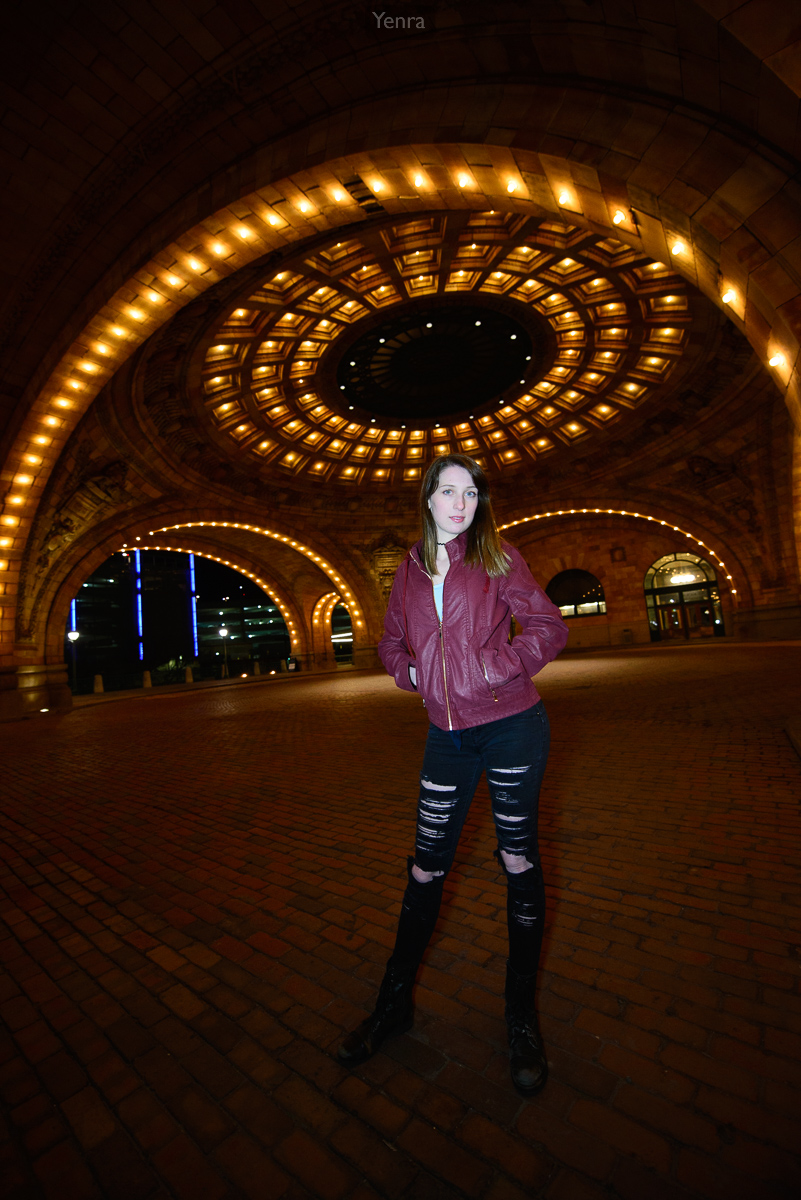 Pennsylvanian Rotunda at Night, Pittsburgh